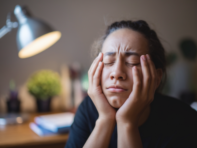 Which exact reflex points and a short breathing script calm panic attacks before a big meeting