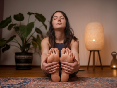 How to use a 6-minute foot and hand reflex routine to end late-afternoon energy crashes without caffeine
