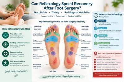 can reflexology speed recovery after foot surgery: exact points, timing and red flags to watch for