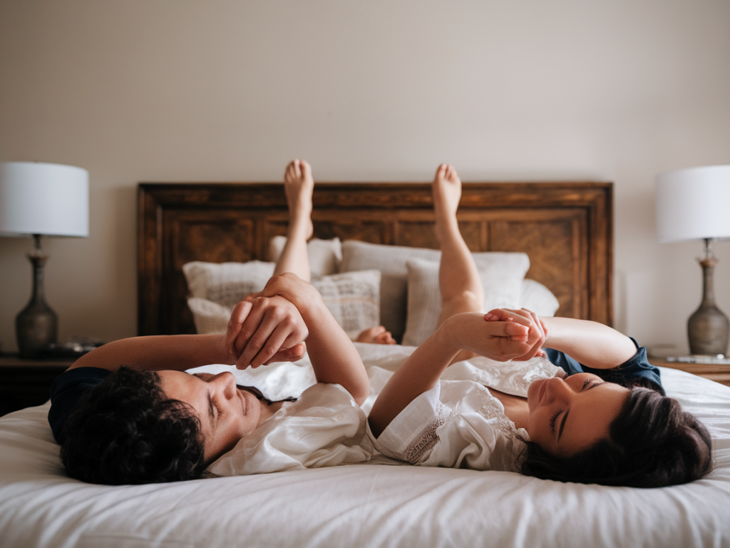 How to teach a partner a safe 10-minute evening reflex sequence to help you fall asleep faster